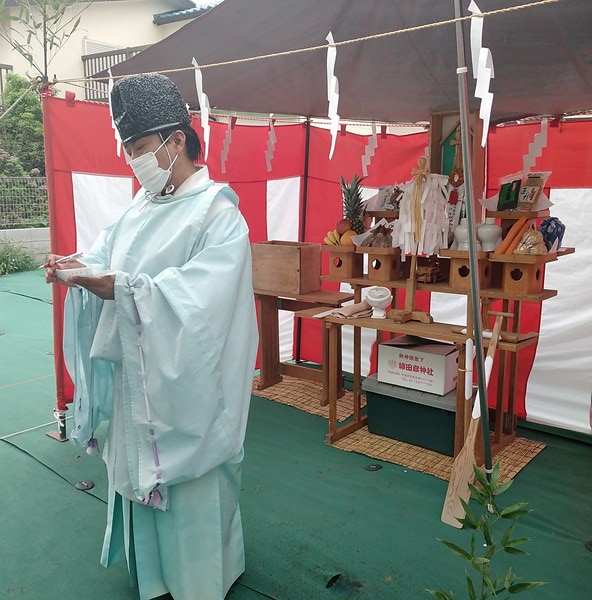 地鎮祭無事に終了